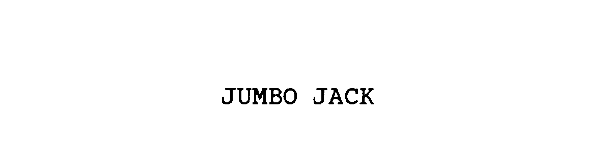 Trademark Logo JUMBO JACK