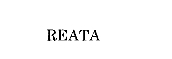 Trademark Logo REATA