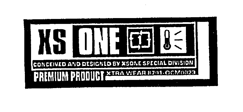  XS ONE CONCEIVED AND DESIGNED BY XSONE SPECIAL DIVISION PREMIUM PRODUCT XTRA WEAR 8791-OCM0023