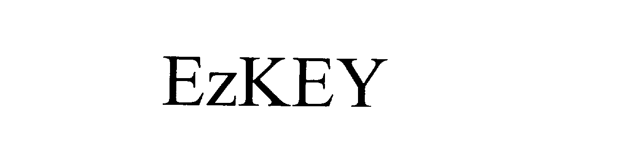 Trademark Logo EZKEY