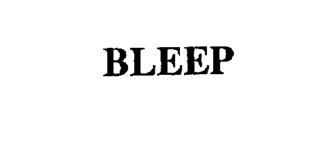 Trademark Logo BLEEP