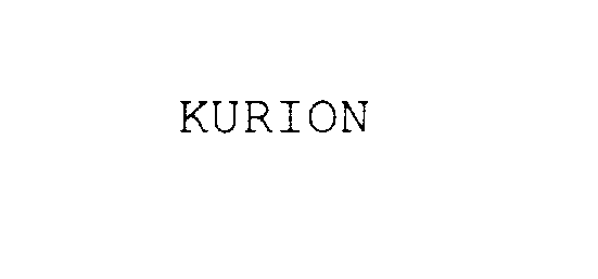 Trademark Logo KURION