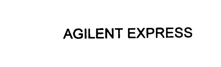 Trademark Logo AGILENT EXPRESS
