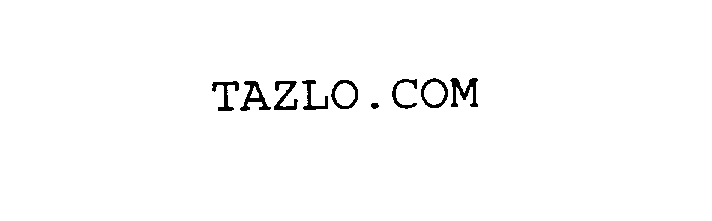 Trademark Logo TAZLO.COM