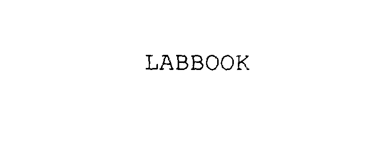 Trademark Logo LABBOOK