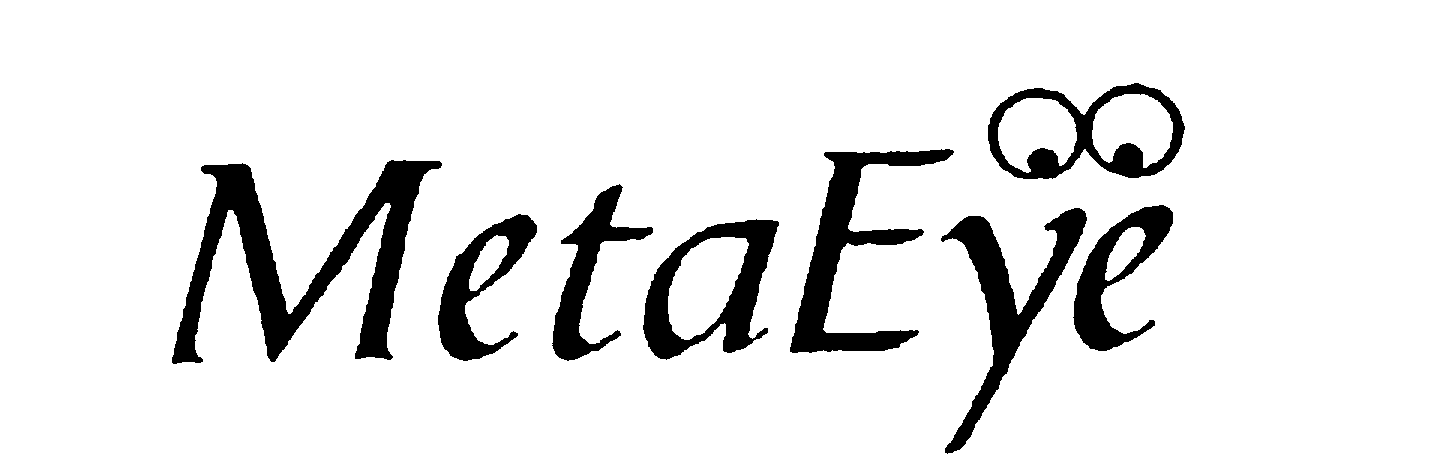 Trademark Logo METAEYE