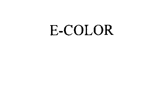  E-COLOR