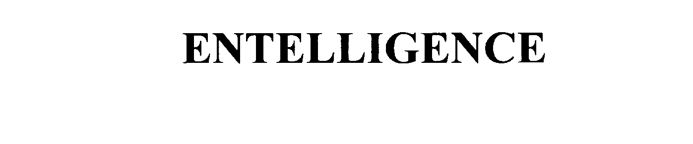 Trademark Logo ENTELLIGENCE