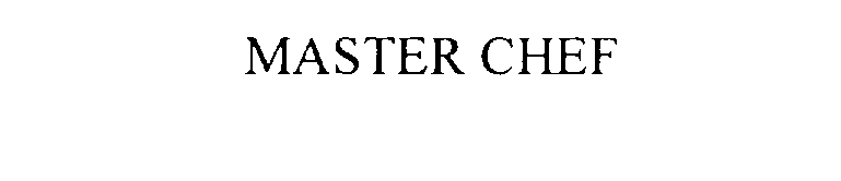Trademark Logo MASTER CHEF