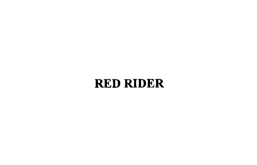 RED RIDER