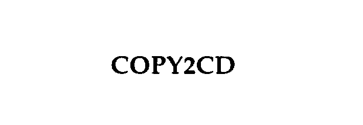 Trademark Logo COPY2CD