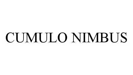 Trademark Logo CUMULO NIMBUS