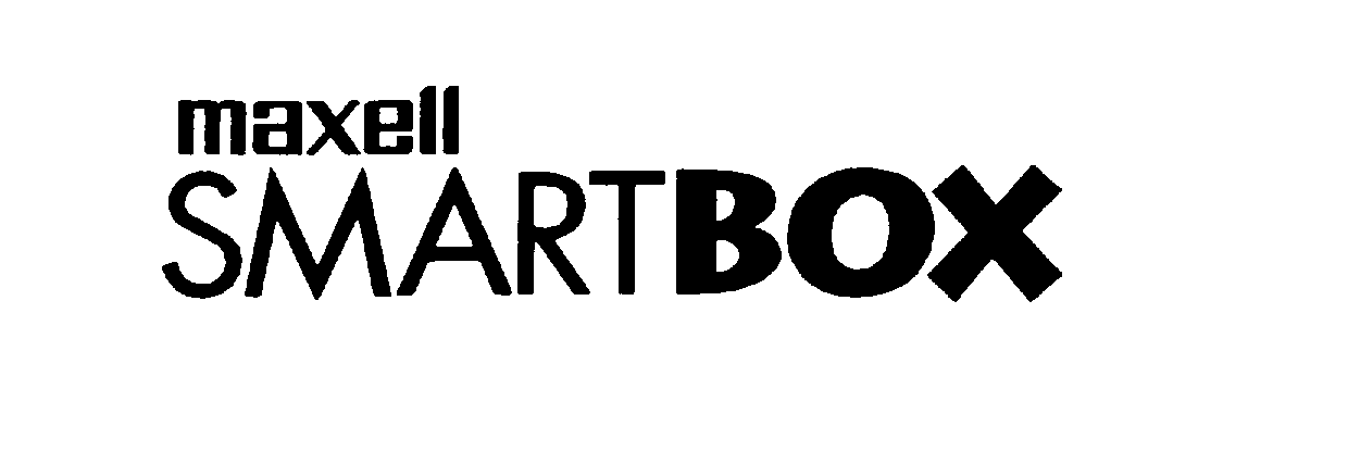 Trademark Logo MAXELL SMARTBOX