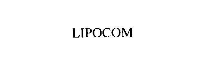 Trademark Logo LIPOCOM