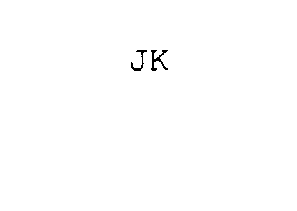 Trademark Logo JK