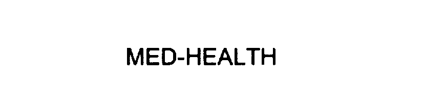 Trademark Logo MED-HEALTH
