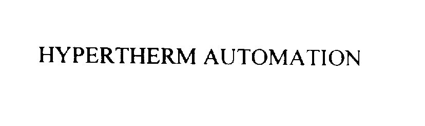  HYPERTHERM AUTOMATION