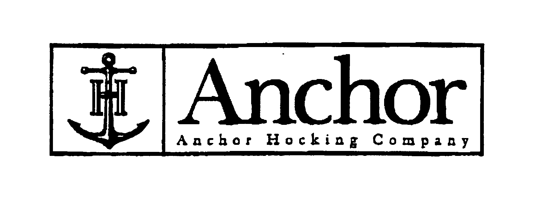 Trademark Logo H ANCHOR ANCHOR HOCKING COMPANY