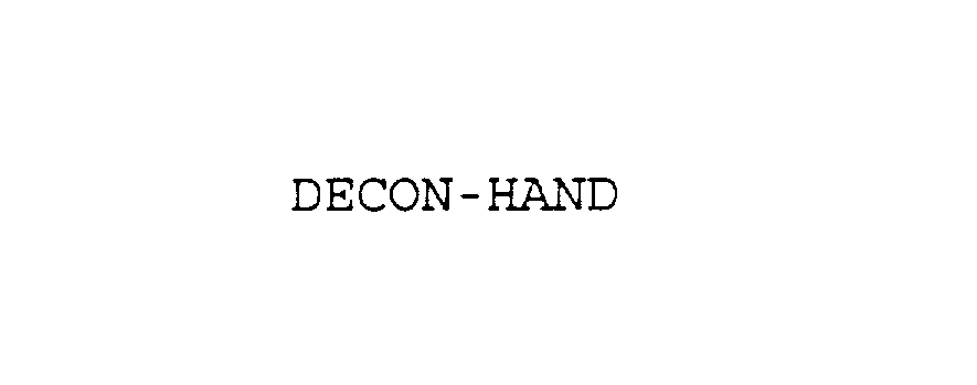  DECON-HAND