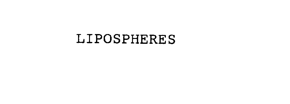 LIPOSPHERES
