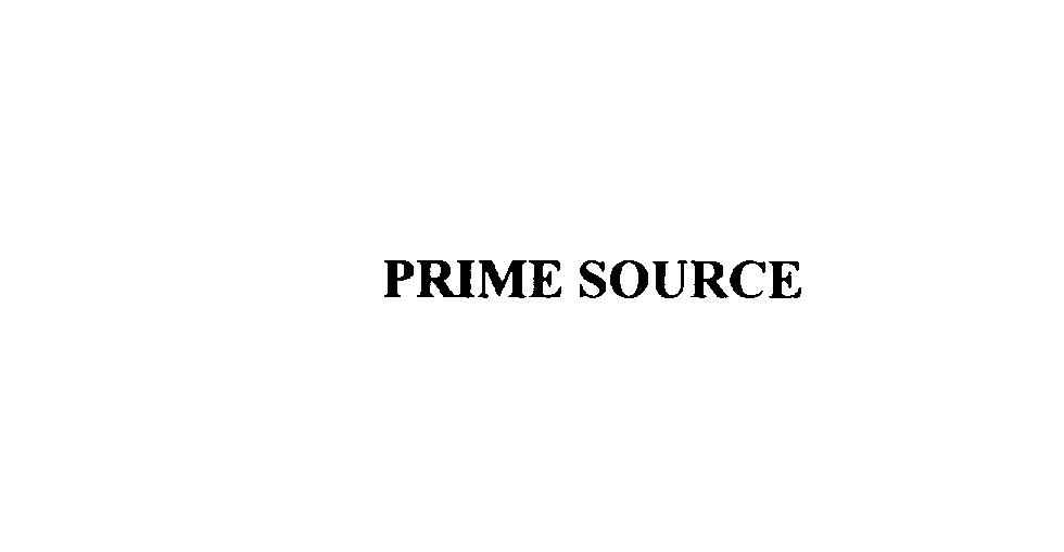 Trademark Logo PRIME SOURCE