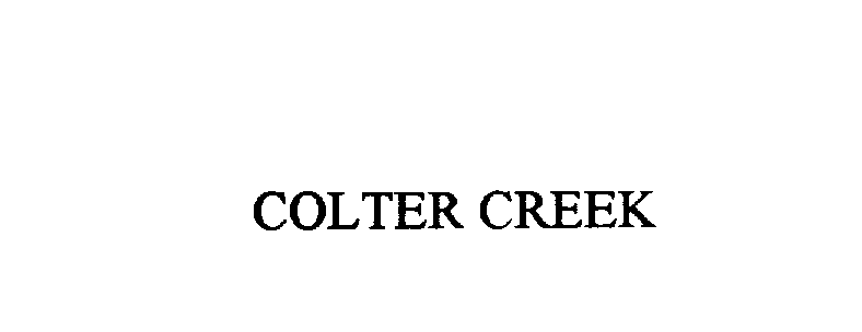  COLTER CREEK