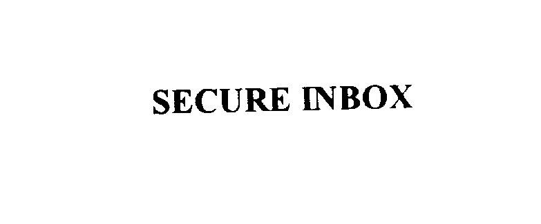 Trademark Logo SECURE INBOX