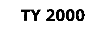 Trademark Logo TY 2000