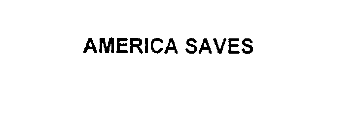  AMERICA SAVES