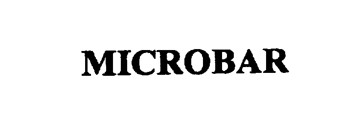 Trademark Logo MICROBAR