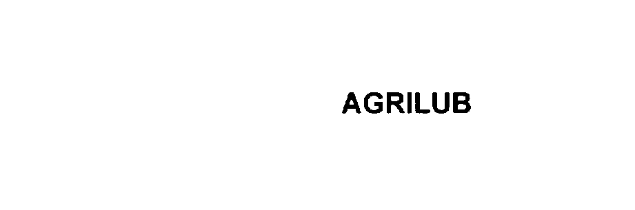 Trademark Logo AGRILUB