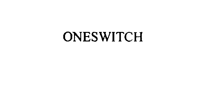Trademark Logo ONESWITCH