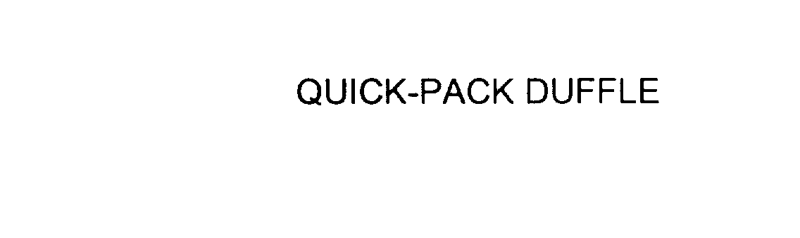  QUICK-PACK DUFFLE
