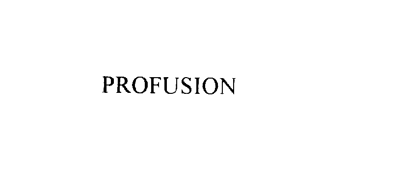 Trademark Logo PROFUSION