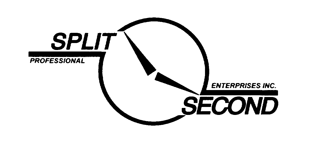 Trademark Logo SPLIT SECOND PROFESSIONAL ENTERPRISES INC.
