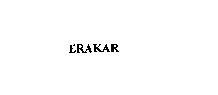 Trademark Logo ERAKAR