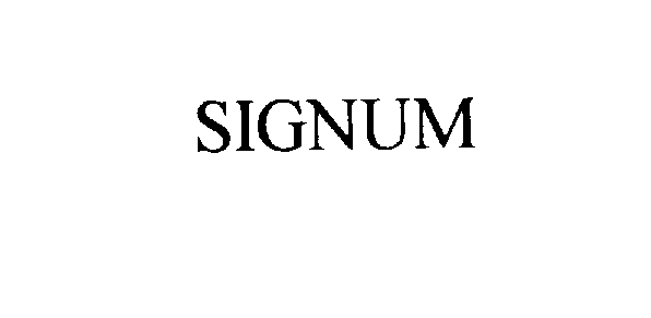 Trademark Logo SIGNUM