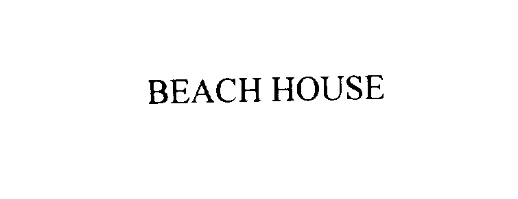 BEACH HOUSE