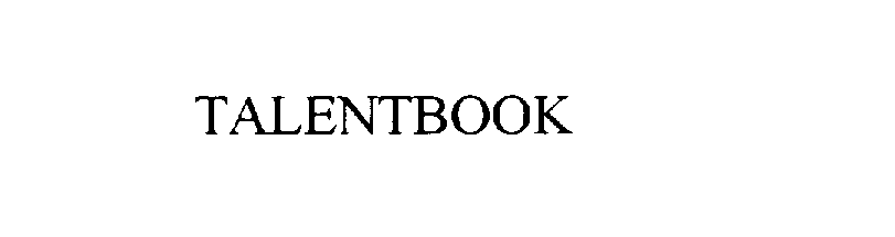 Trademark Logo TALENTBOOK
