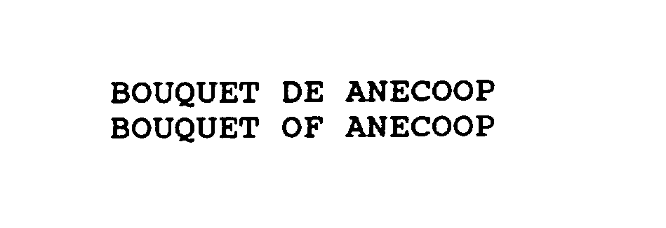  BOUQUET DE ANECOOP BOUQUET OF ANECOOP