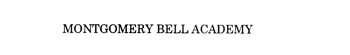 Trademark Logo MONTGOMERY BELL ACADEMY