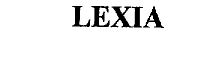 Trademark Logo LEXIA