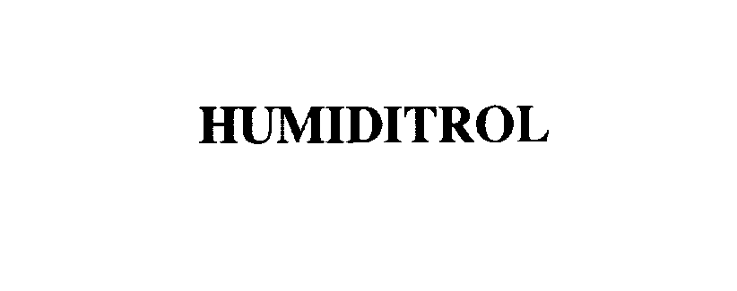 Trademark Logo HUMIDITROL