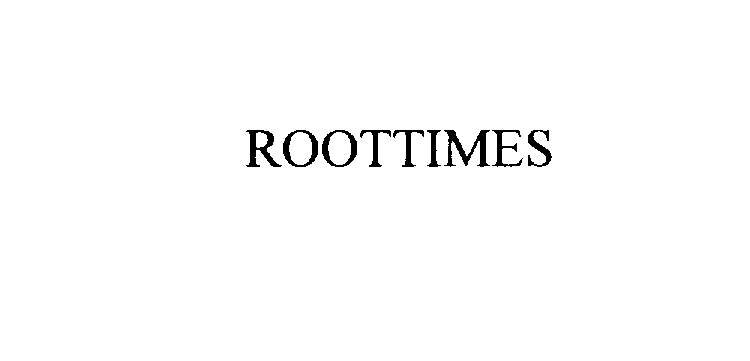  ROOTTIMES