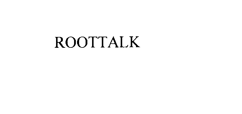 Trademark Logo ROOTTALK