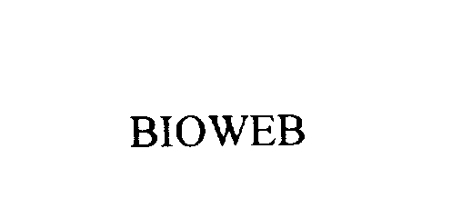 Trademark Logo BIOWEB