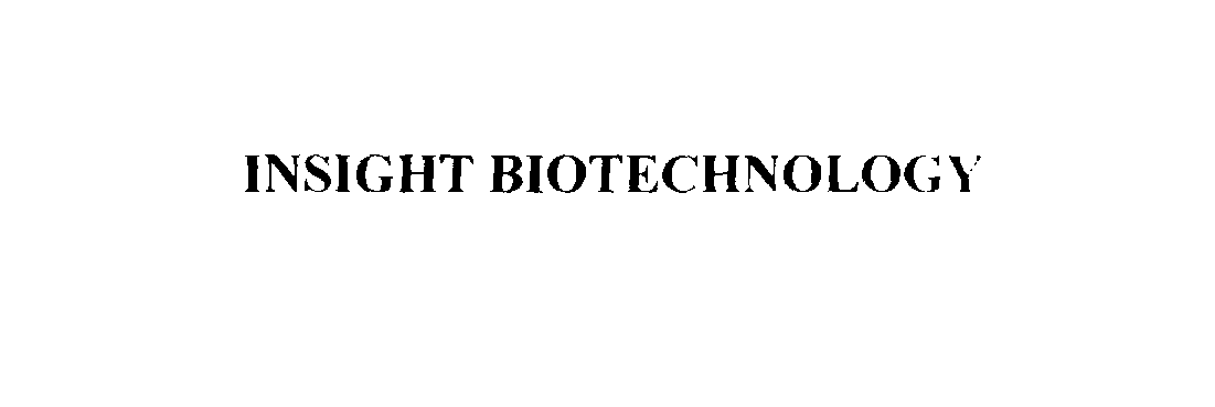  INSIGHT BIOTECHNOLOGY