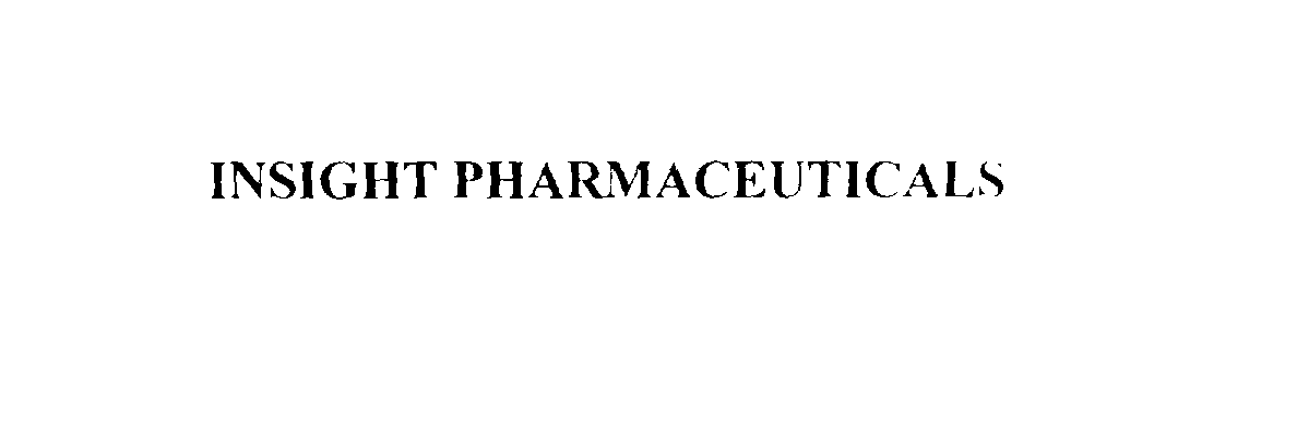  INSIGHT PHARMACEUTICALS