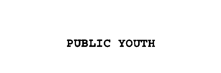  PUBLIC YOUTH