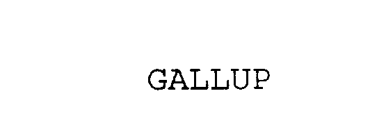 Trademark Logo GALLUP